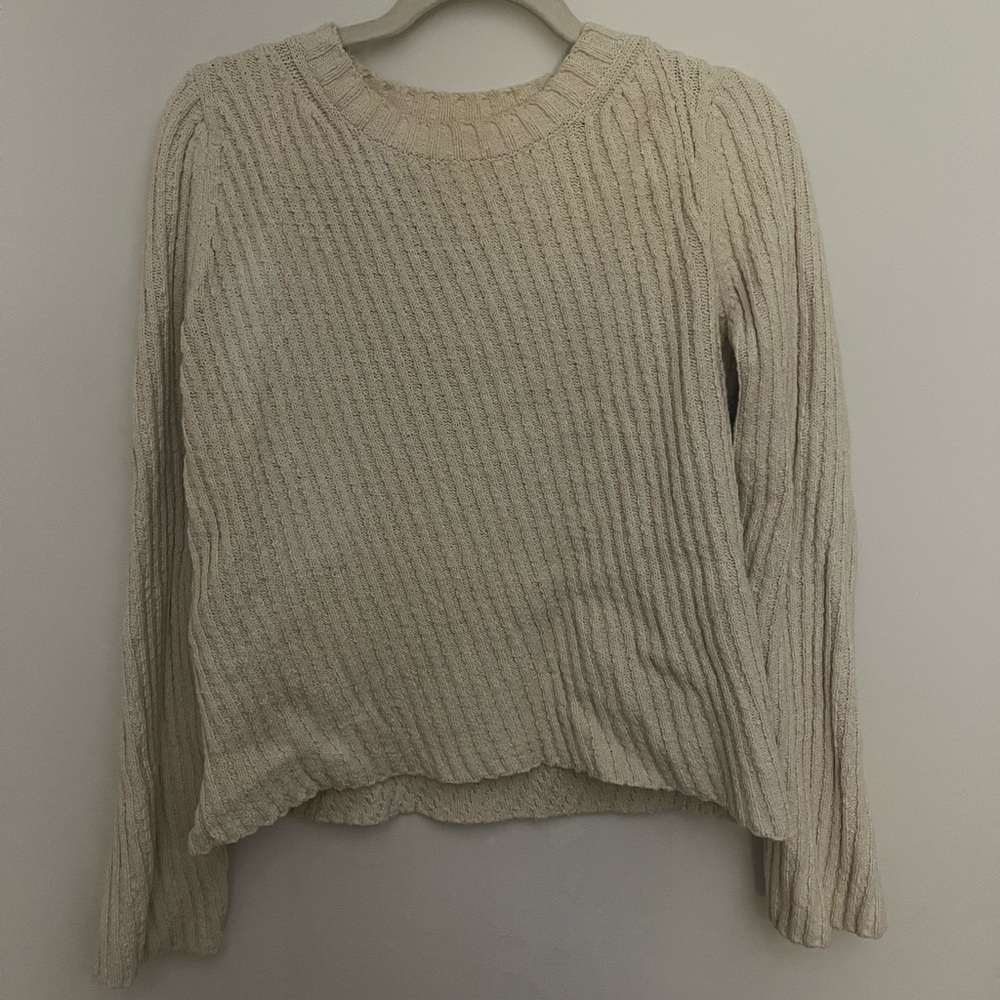 Zara knit made in turkey 100% cotton sweater